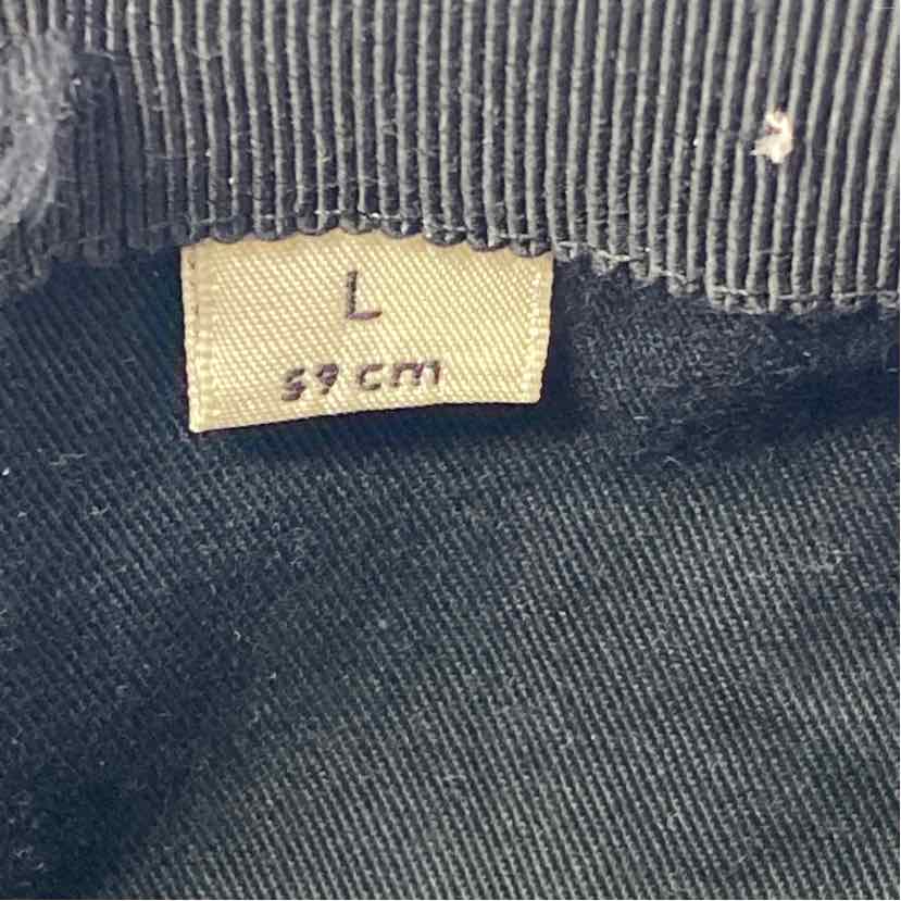 Pre-Owned Gucci Black Canvas Designer Hats