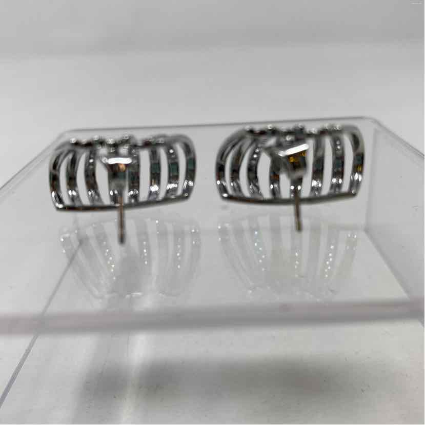 Silver Metal Earrings