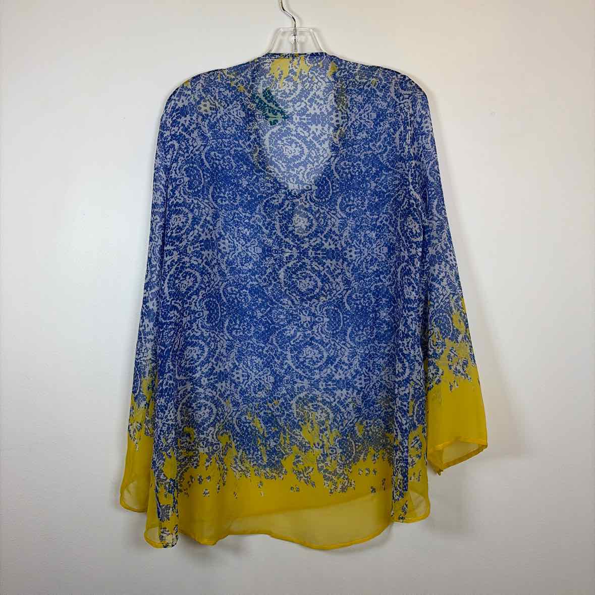 Pre-Owned Size M Boutique Blue Multi Cover Up