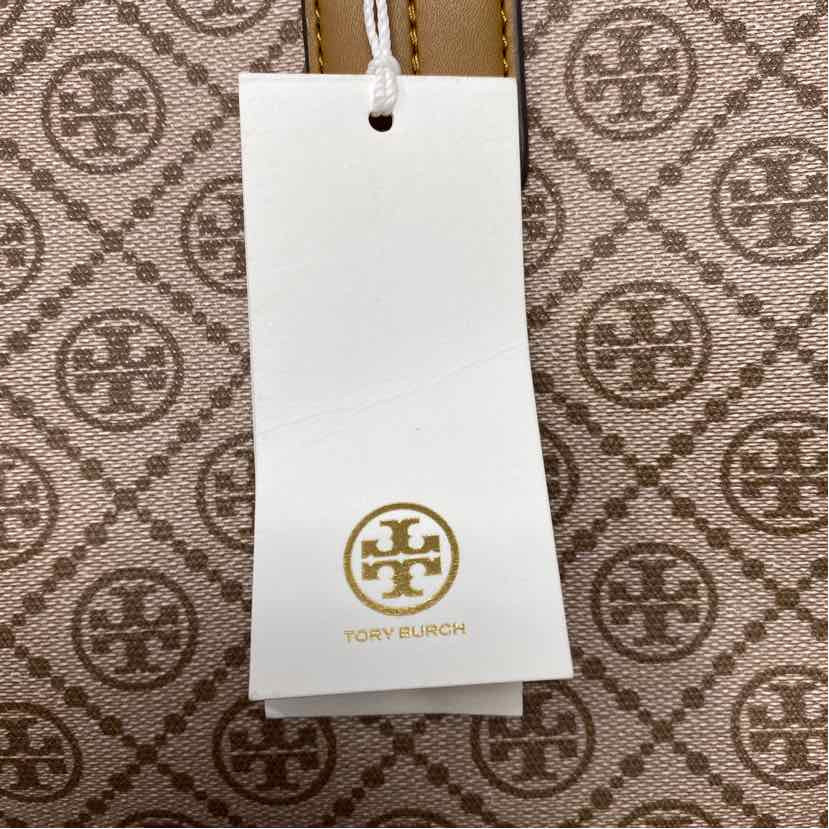 Pre-Owned Tory Burch Monogram Coated Canvas Handbag