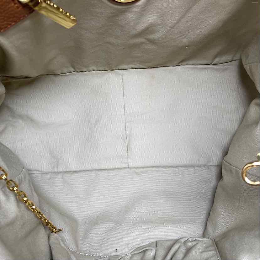 Pre-Owned Tory Burch blue stripe Fabric Handbag