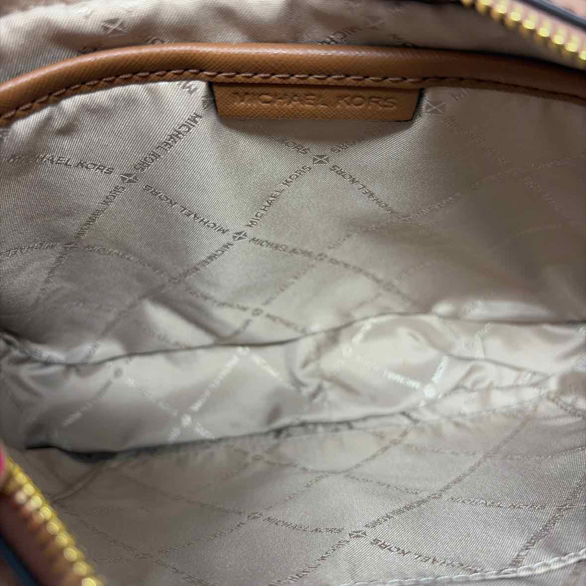 Pre-Owned Michael Kors Tan Coated Canvas Handbag