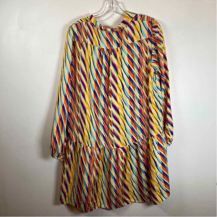 Pre-Owned Size 4/S Saloni Multi Casual Dress