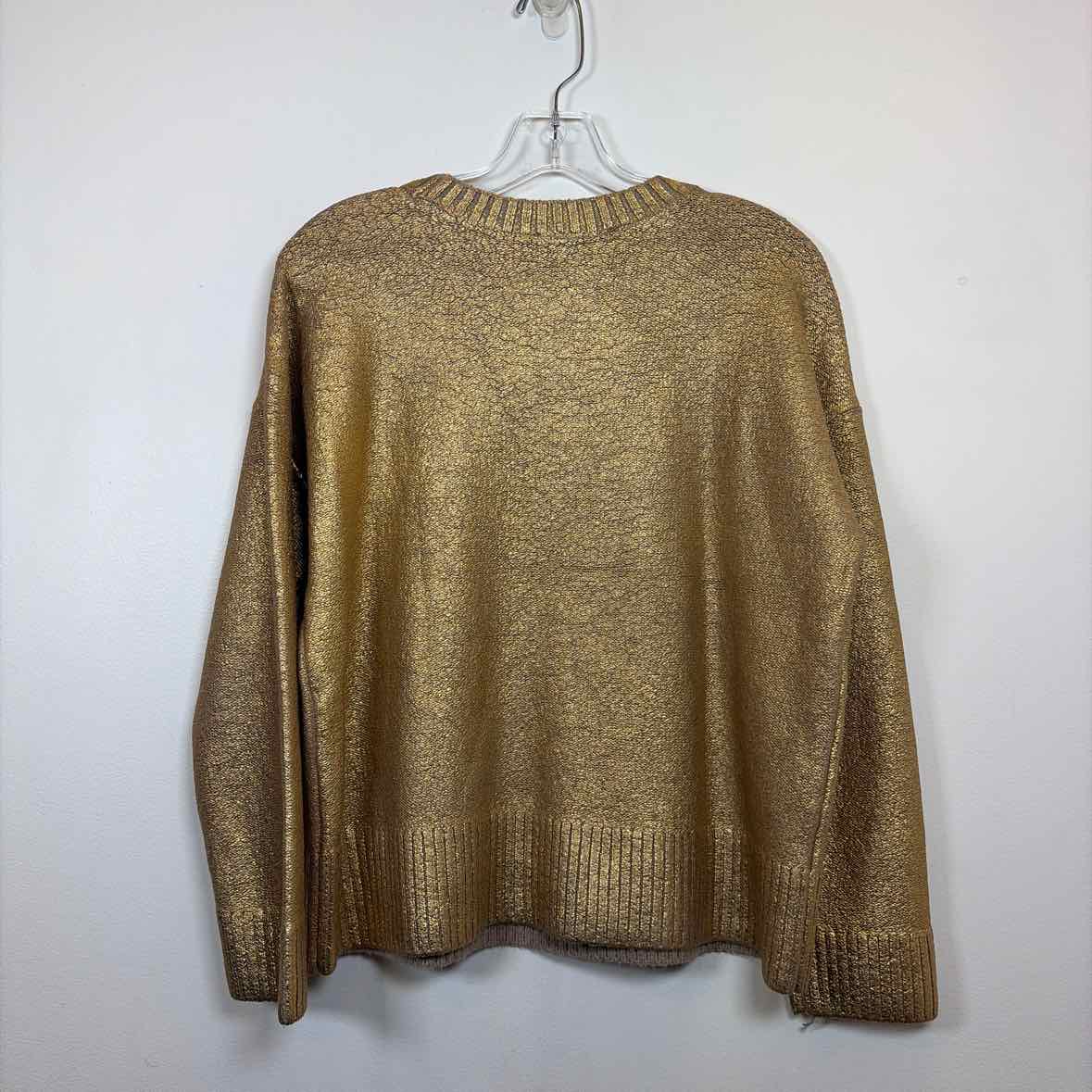 Pre-Owned Size S LOFT Gold Sweater