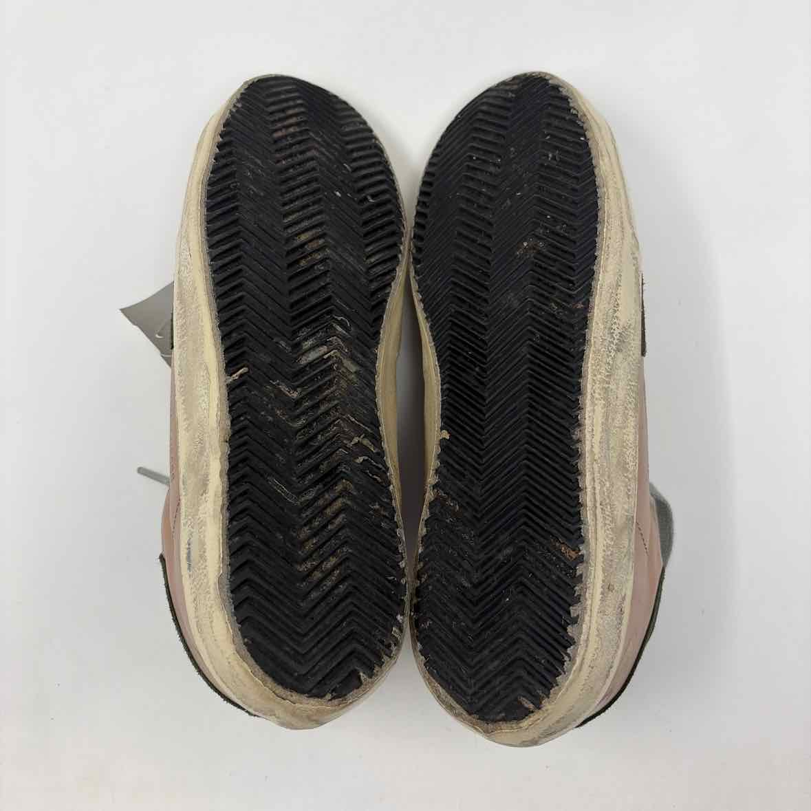 Pre-Owned Golden Goose Mauve Leather Shoe Size 10.5 Designer Shoes