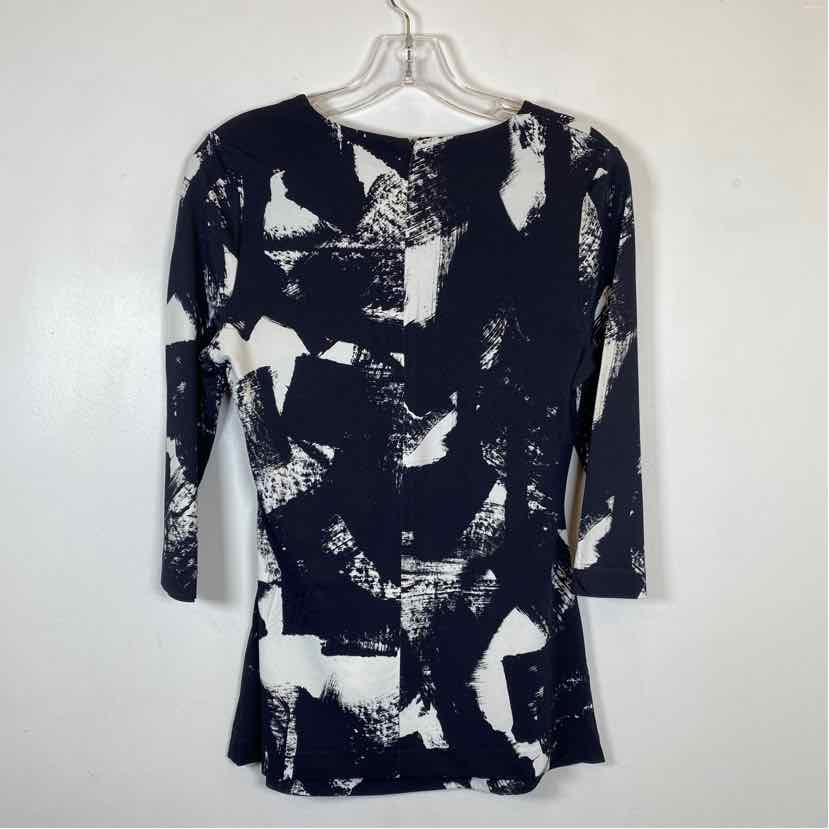 Pre-Owned Size 10/L Hugo Boss Black/White Top