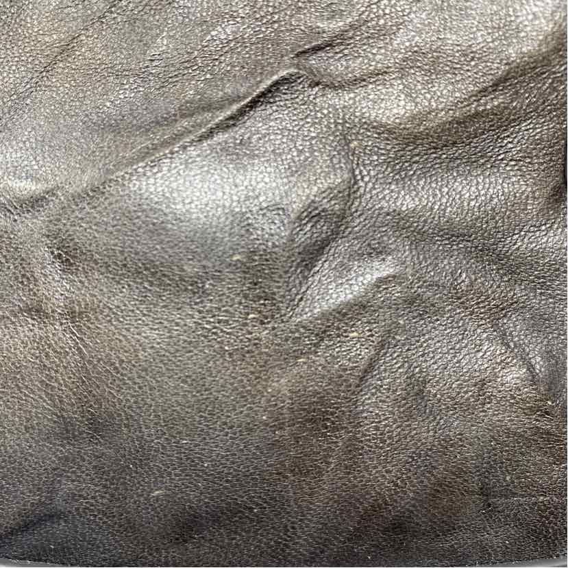 Pre-Owned Givenchy Grey Leather Designer Handbag