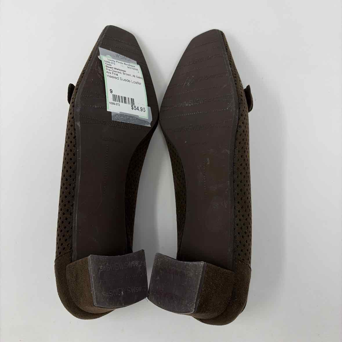 Pre-Owned Shoe Size 9 Stuart Weitzman Brown Heels