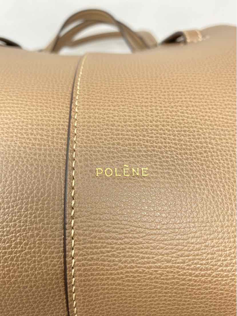 Pre-Owned Polene Tan Leather Designer Handbag
