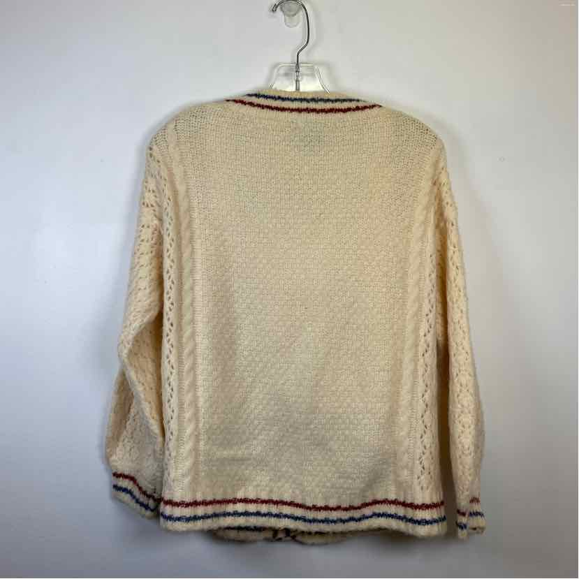 Pre-Owned Size S sweaterland Cream Multi 2 PC Set