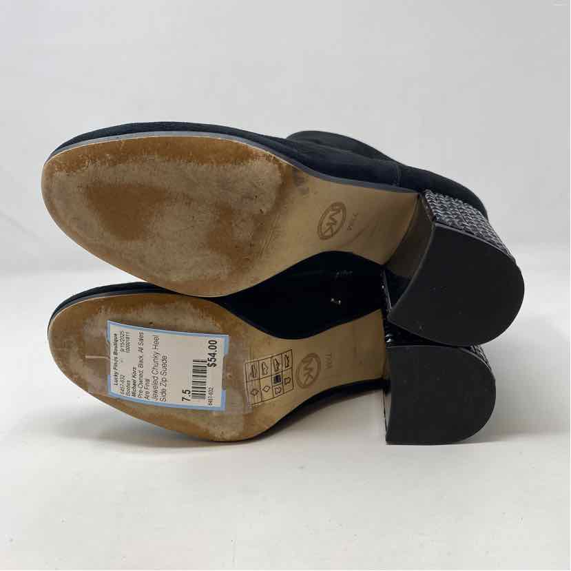 Pre-Owned Shoe Size 7.5 Michael Kors Black Booties