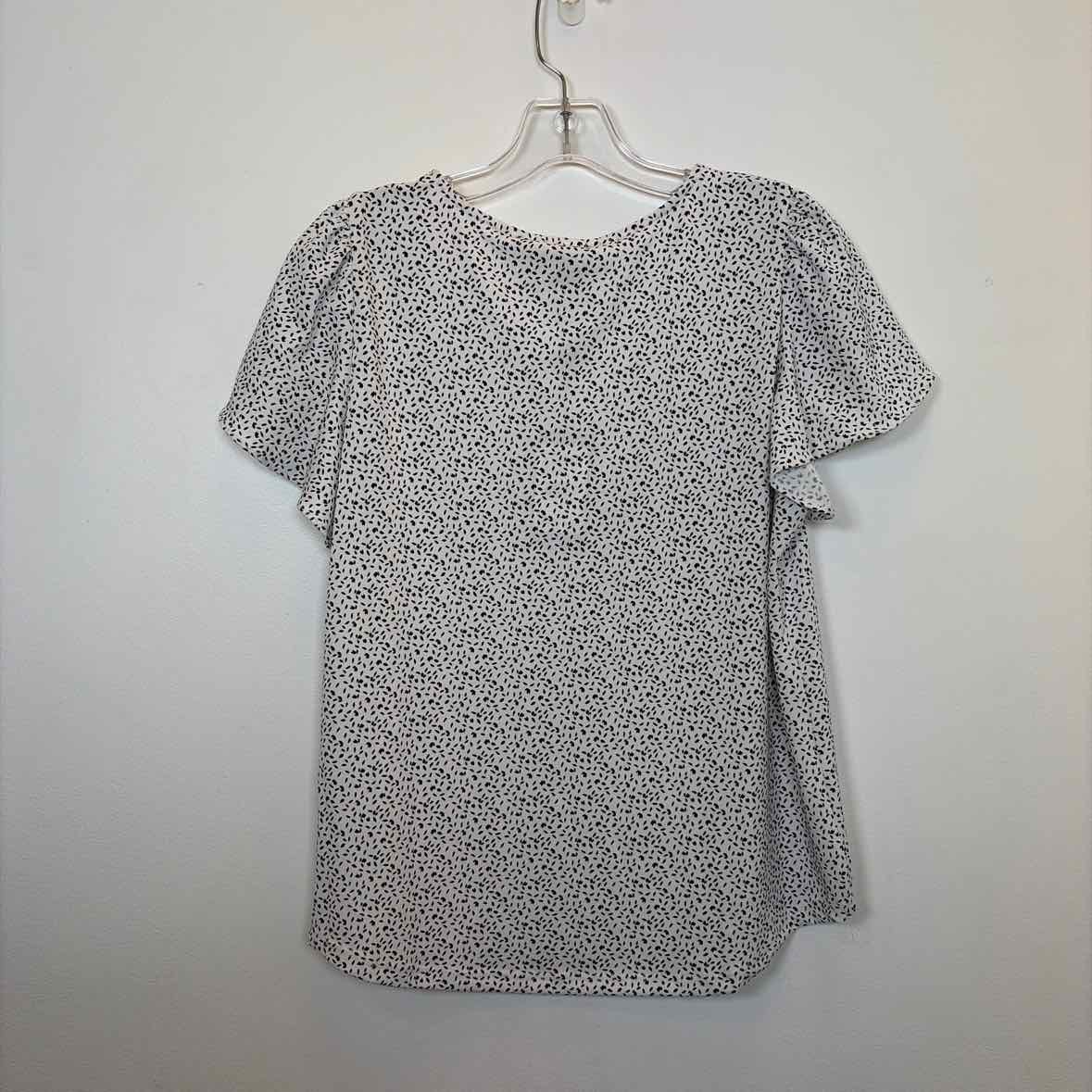 Pre-Owned Size S Adriana Papell Black/White Top