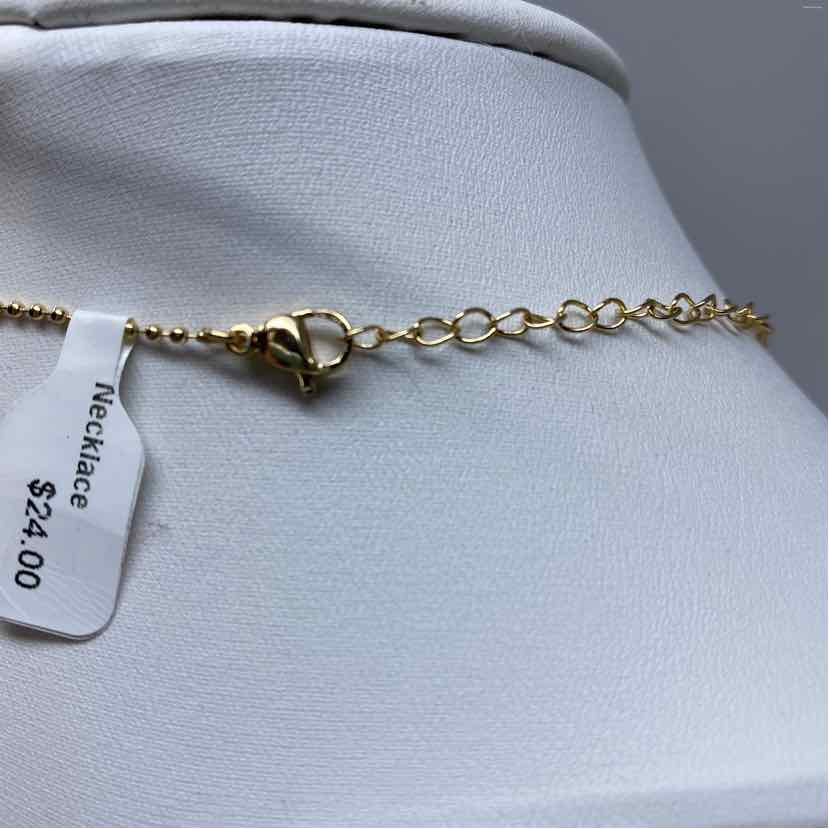 Gold Multi Metal Necklace