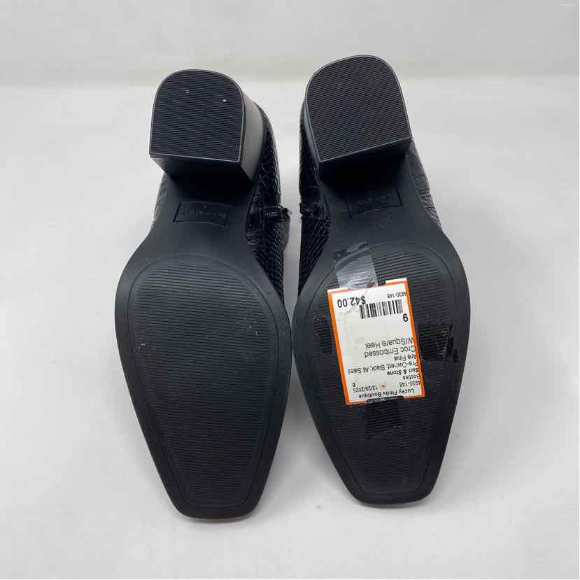 Pre-Owned Shoe Size 9 Sun & Stone Black Booties