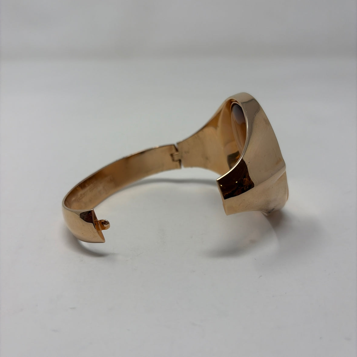 Pre-Owned Maison Margiela Gold Metal Designer Jewelry