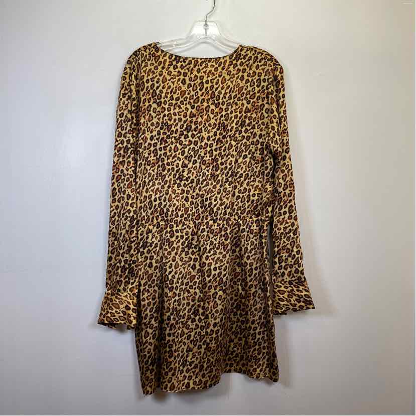 Pre-Owned Size XXL ZARA Cheetah Casual Dress
