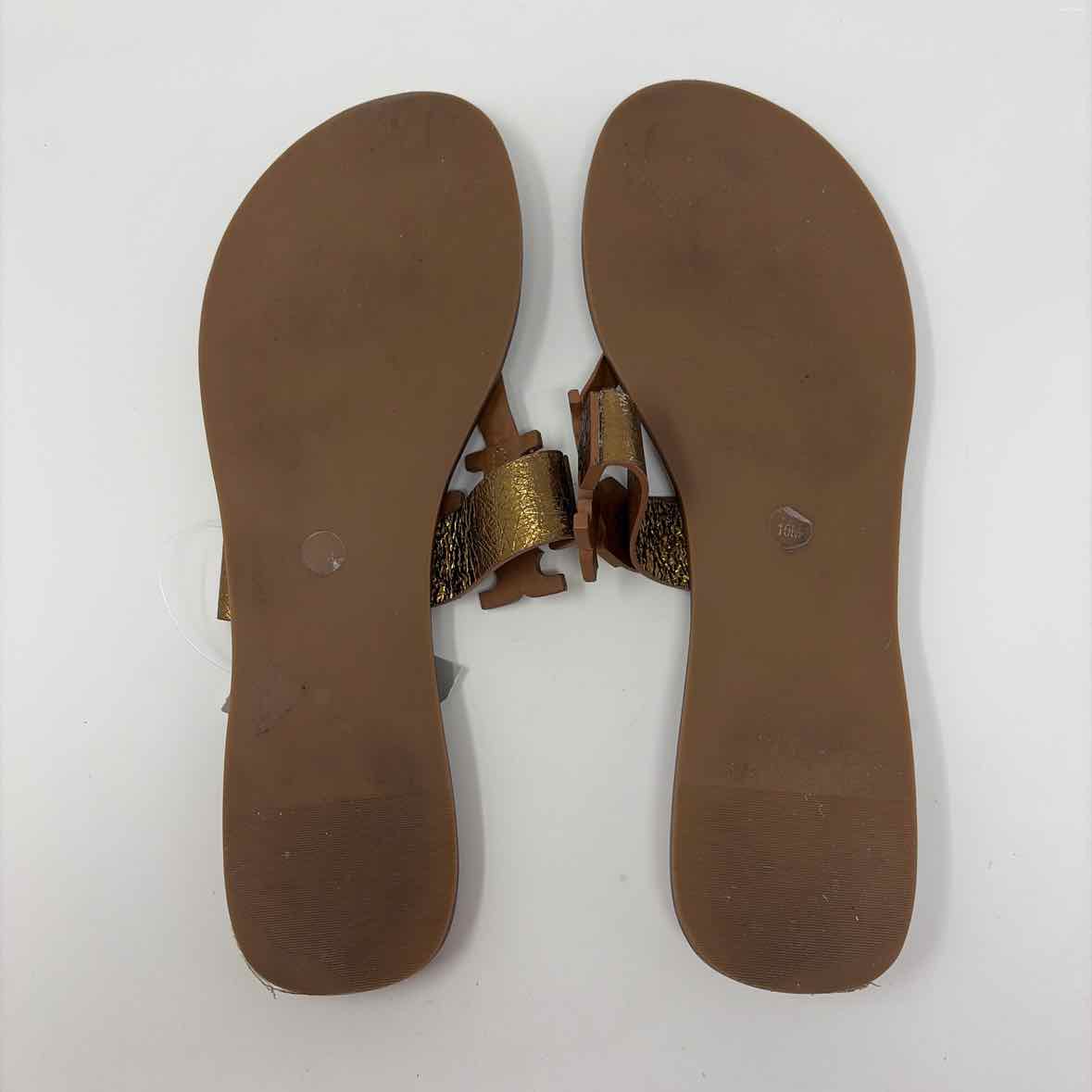 Pre-Owned Shoe Size 10 Tory Burch Cognac Sandals