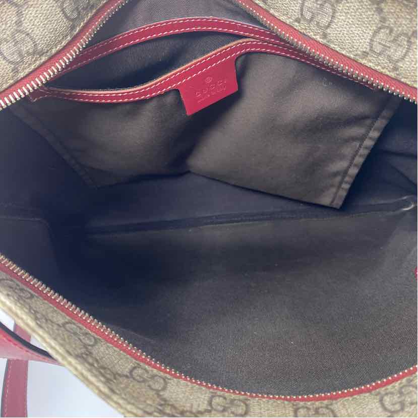 Pre-Owned Gucci Monogram Canvas Designer Handbag