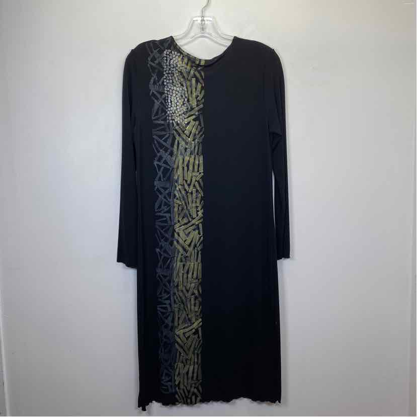 Pre-Owned Size S/M Boutique Black Multi Casual Dress