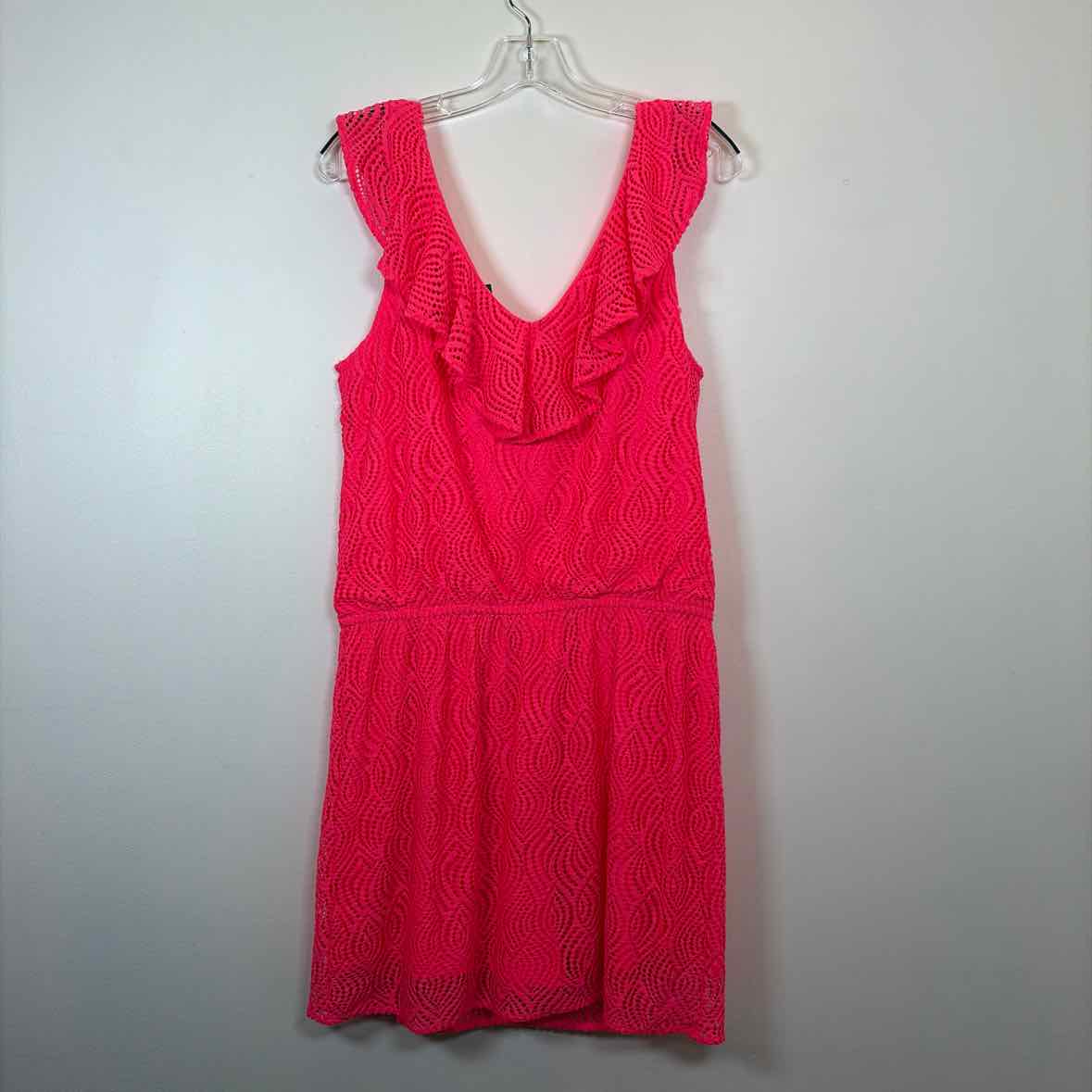 Pre-Owned Size L Lilly Pulitzer Pink Casual Dress