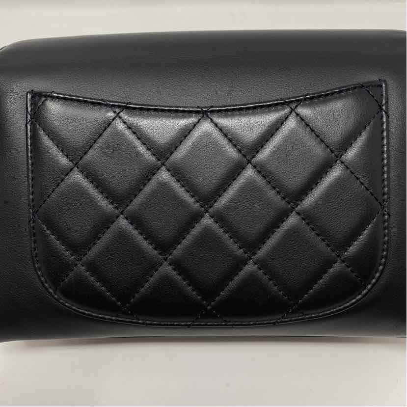 Pre-Owned Chanel Black Leather Designer Handbag