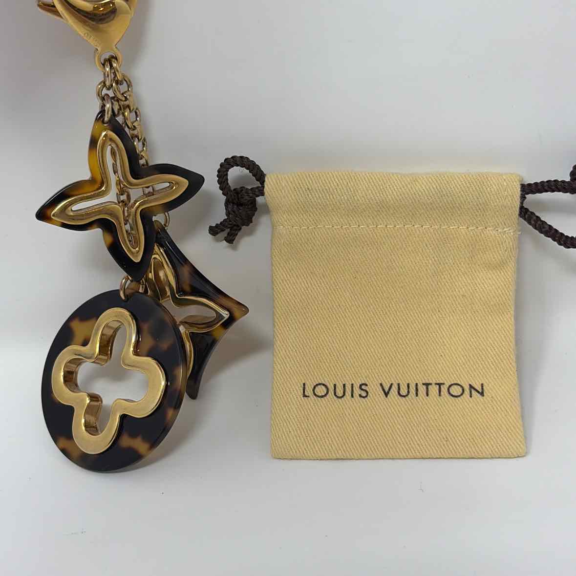 Pre-Owned Louis Vuitton Tortoise Acrylic Designer Jewelry