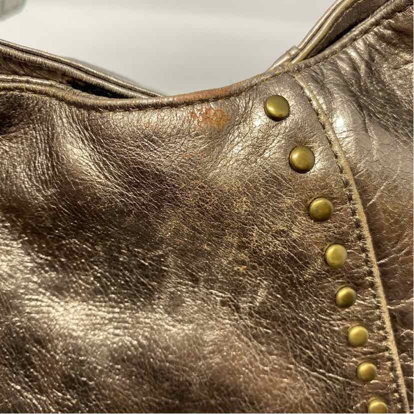 Pre-Owned Kooba Gold Leather Handbag