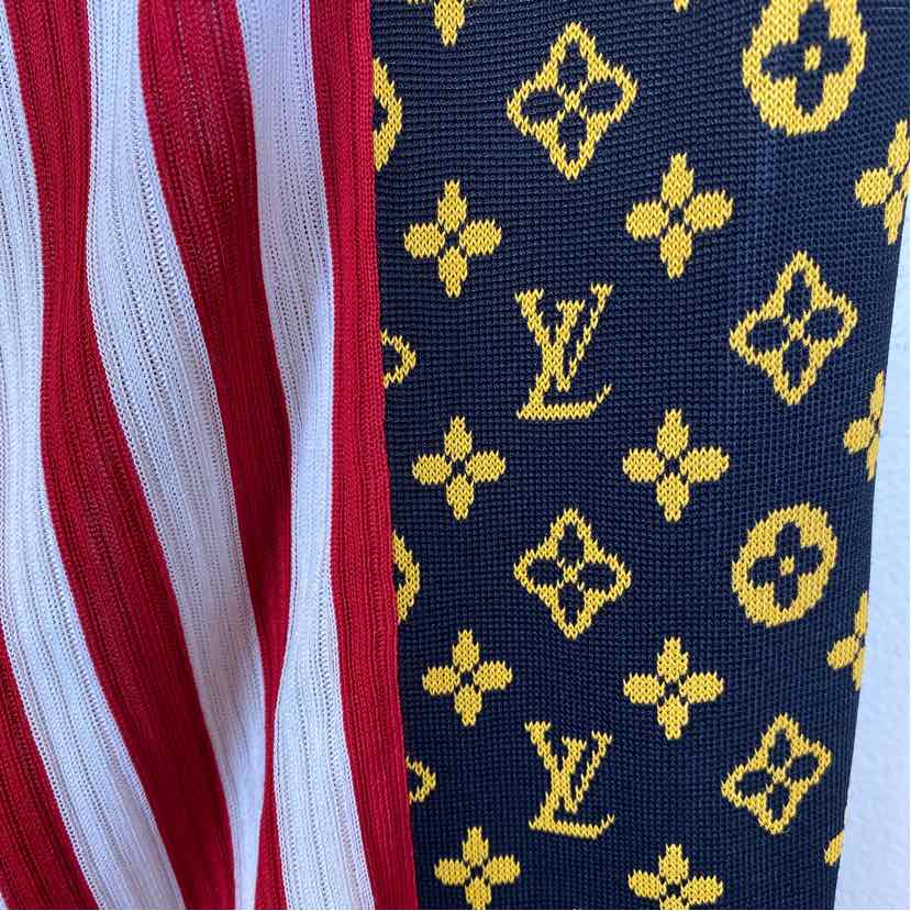 Pre-Owned Louis Vuitton Black Knit Women Size M Designer Clothes