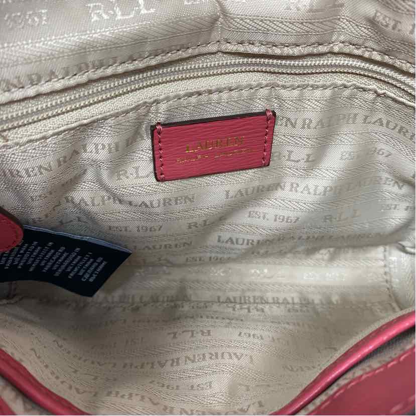 Pre-Owned Ralph Lauren Hot Pink Leather Handbag