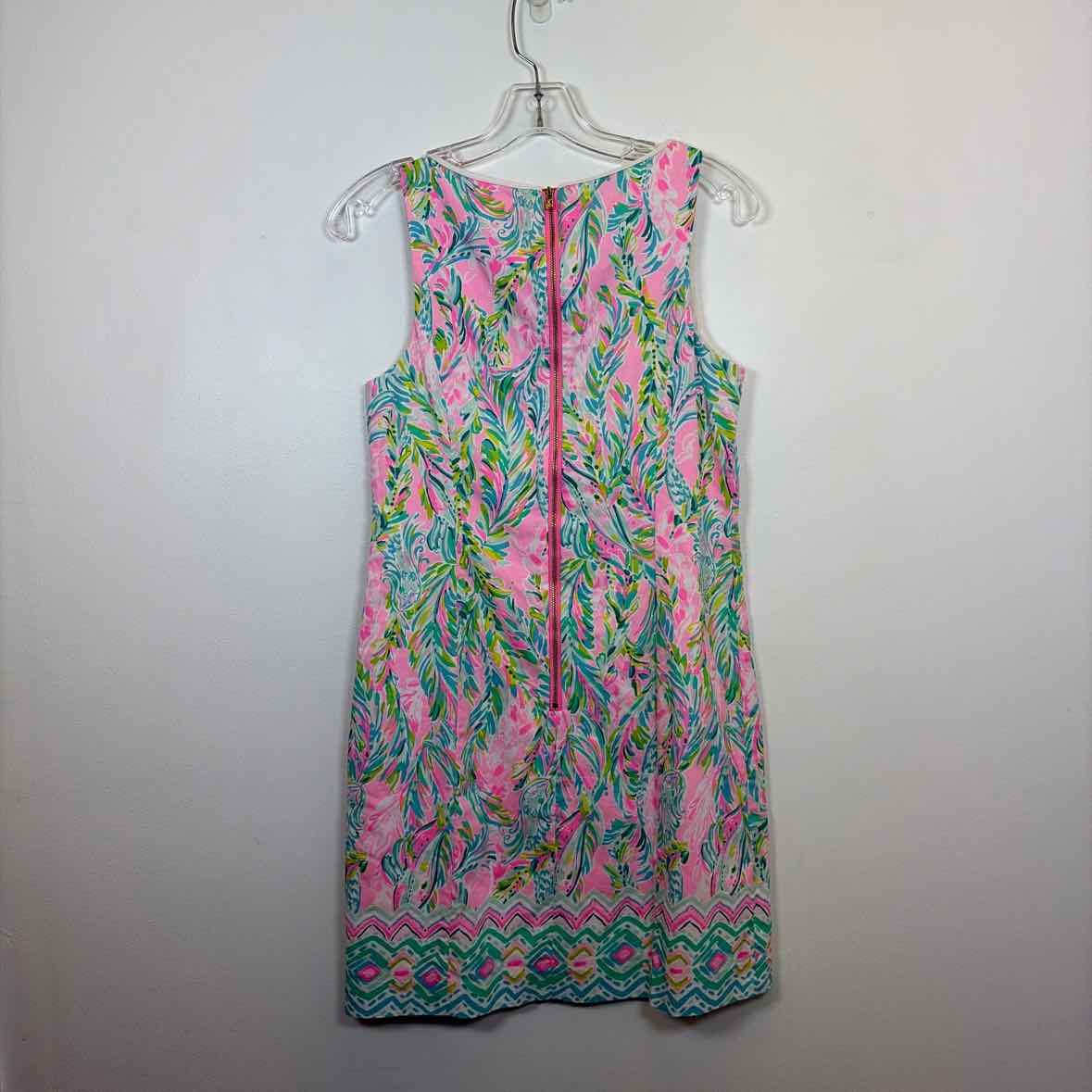 Pre-Owned Size 4/S Lilly Pulitzer Pink Multi Casual Dress