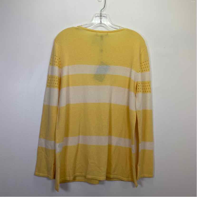 Pre-Owned Size L Neiman Marcus Yellow Sweater