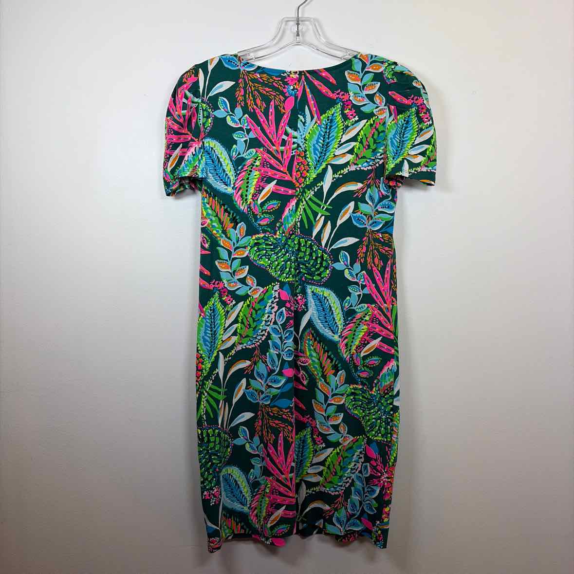 Pre-Owned Size S Lilly Pulitzer Green Multi Casual Dress