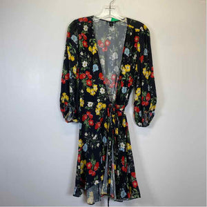 Pre-Owned Size M Yumi Kim Black Floral Casual Dress