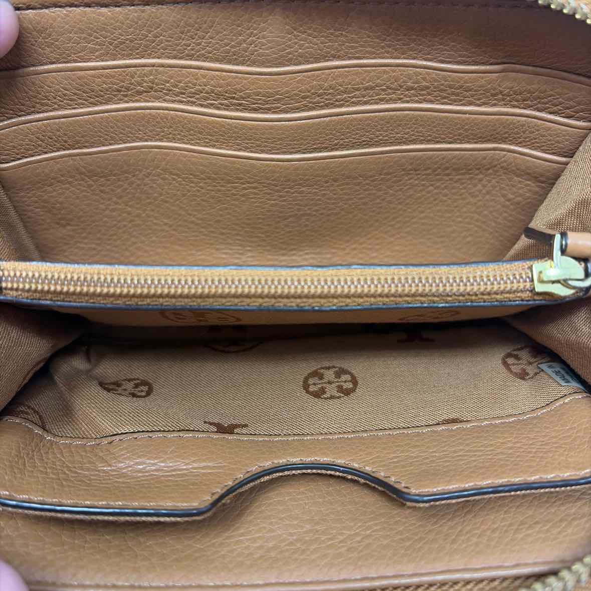 Pre-Owned Tory Burch Cognac Leather Wallet