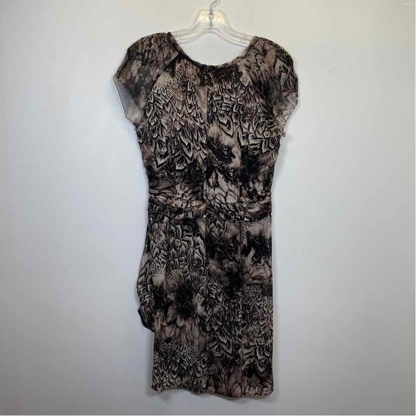 Pre-Owned Size 6/M Of Two Minds Animal Print Casual Dress