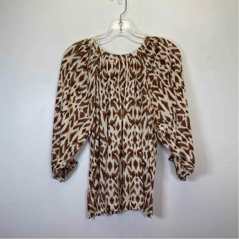 Pre-Owned Size S Elan Brown Multi Top