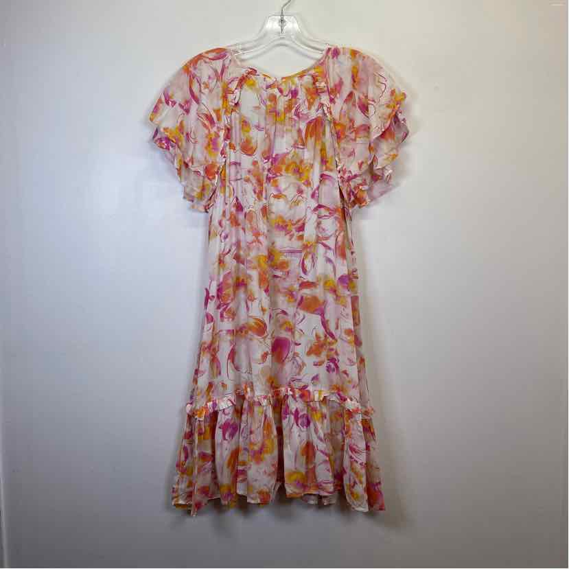 Pre-Owned Size M Elan Pink Multi Casual Dress