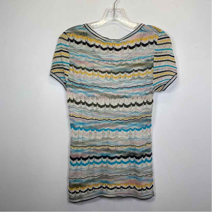 Pre-Owned Missoni Stripe Multi Viscose Women Size S Designer Clothes