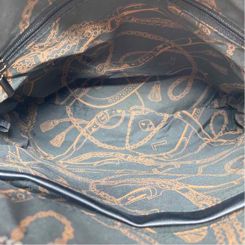 Boutique Black Nylon Handbag