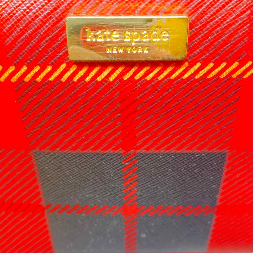 Pre-Owned Kate Spade Tartan Coated Canvas Wallet