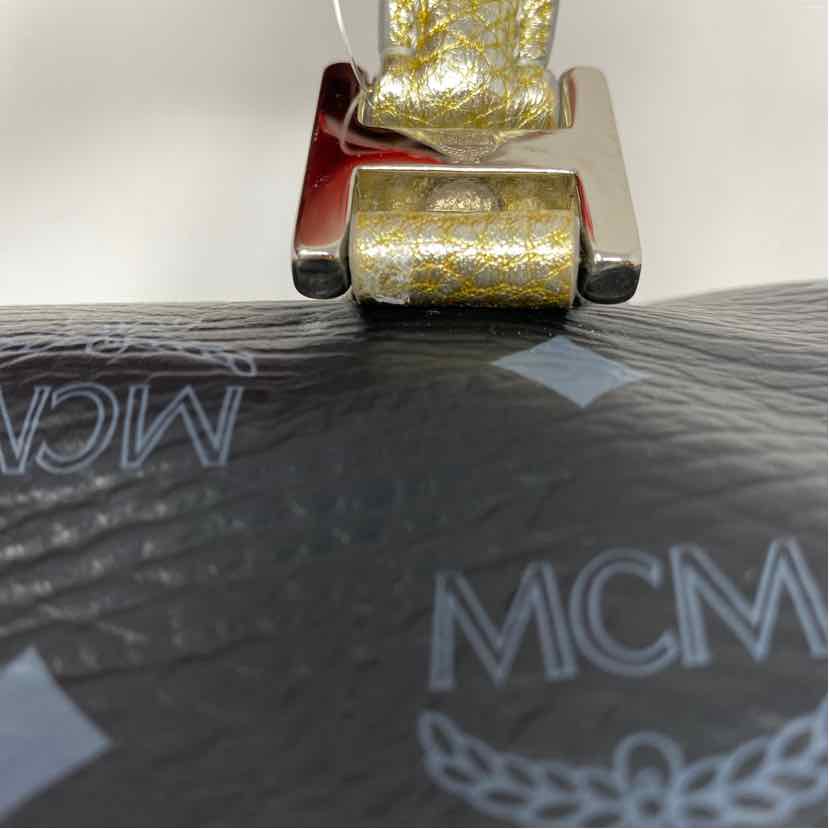 Pre-Owned MCM Black Multi Leather Designer Handbag