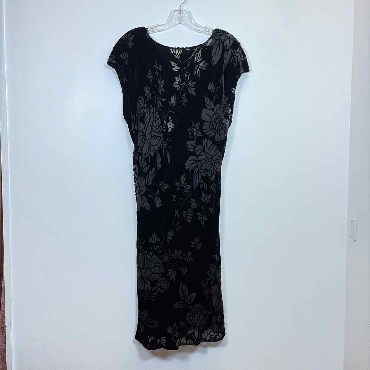 Pre-Owned Size XL Johnny Was Black Casual Dress