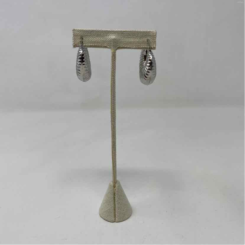 Silver Metal Earrings