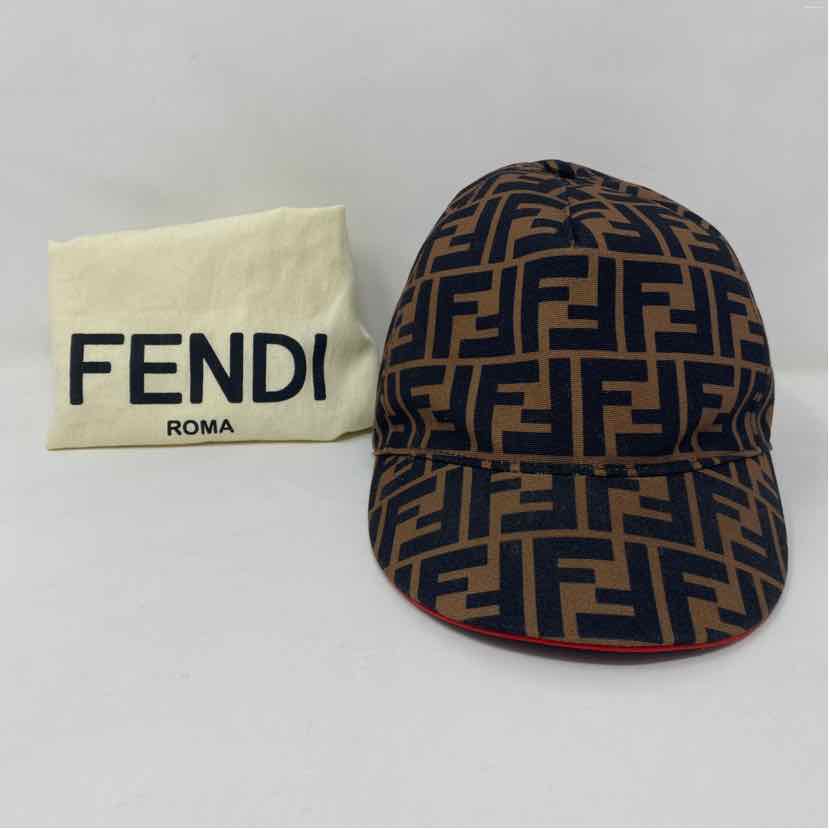 Pre-Owned Fendi Monogram Canvas Designer Hats
