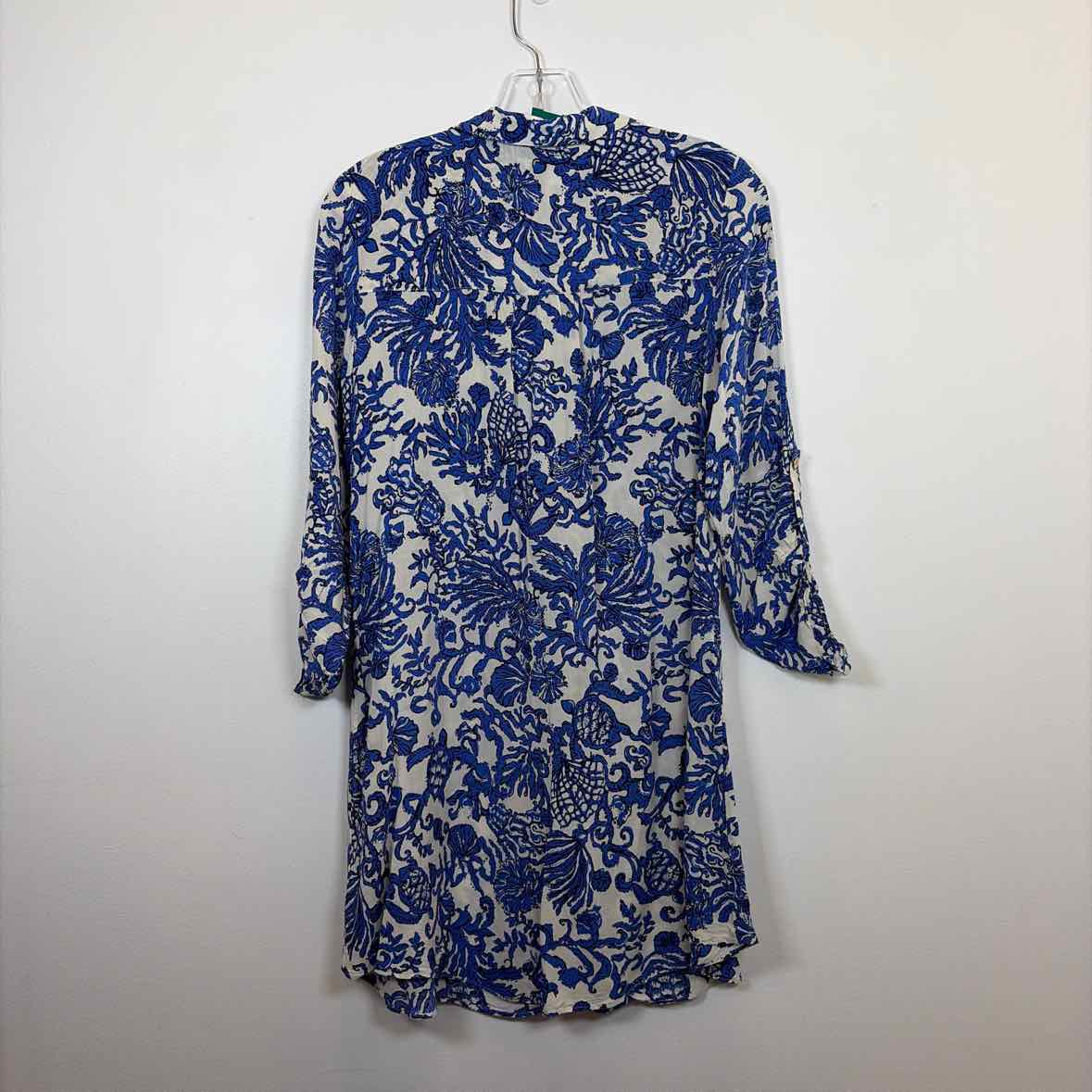 Pre-Owned Size XS Lilly Pulitzer Blue Print Casual Dress