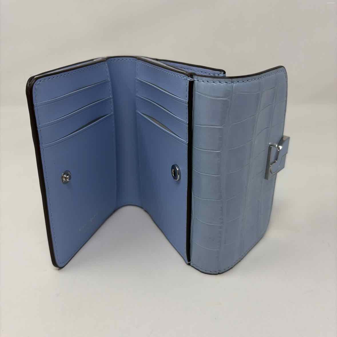Pre-Owned Kate Spade Light Blue Leather Wallet