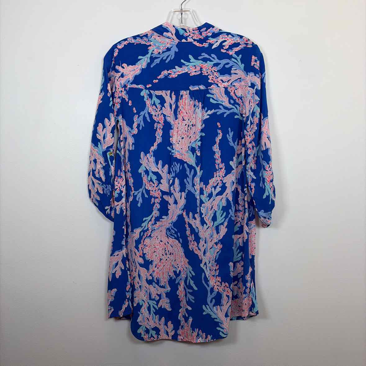 Pre-Owned Size XS Lilly Pulitzer Blue Multi Casual Dress