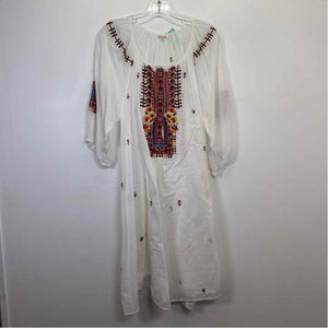 Pre-Owned Size M Johnny Was White Casual Dress