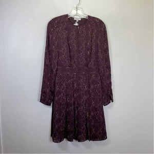 Pre-Owned Size 2/S Equipment Brown Casual Dress