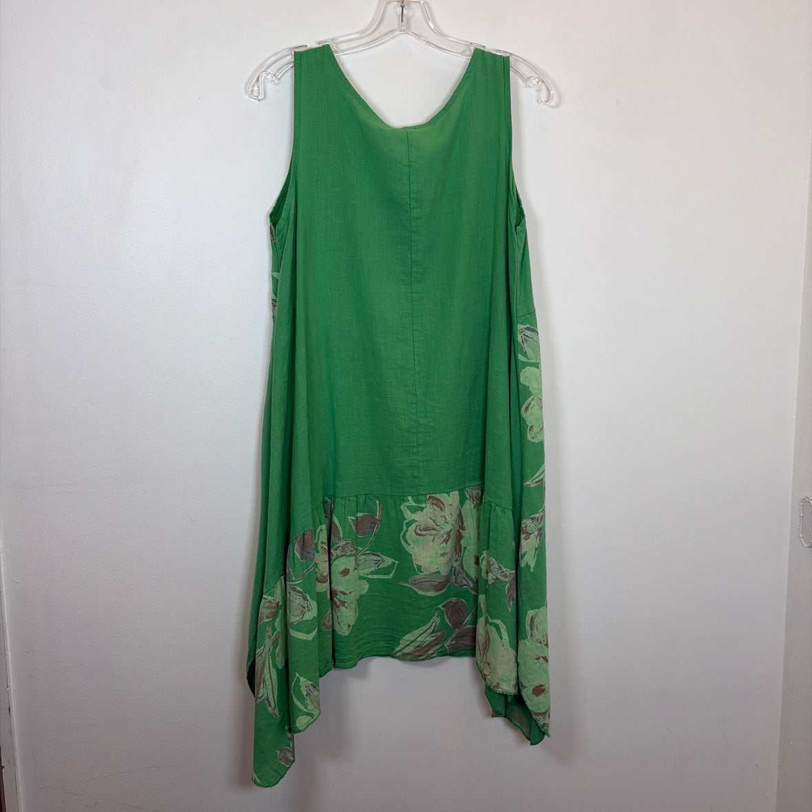 Pre-Owned Size M Kaktus Green Casual Dress